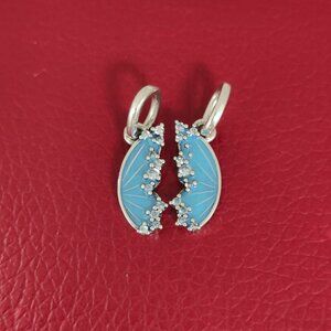 Splittable Butterfly Dangle Charm Sterling Silver